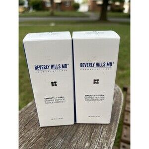 (2) Beverly Hills MD Smooth + Firm Copper Peptide Concentrate (1.18 fl oz) NIB